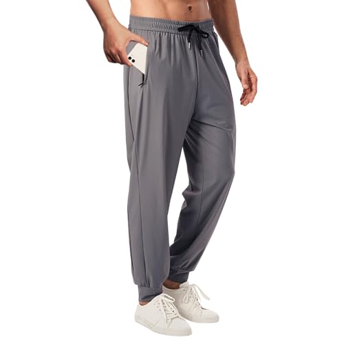Men's 2-Pack Quick Dry Pants - Lightweight Breathable Athletic Pants for Hiking, Running, and Outdoor Activities2