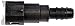 Dorman 800-082.5 5 Fuel Line Quick Connectors- Adapts 3/8 In. Steel To 3/8 In. Nylon Tubing, 5 Pack Universal Fit