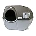 Omega Paw NRA15-1 caja de arena de limpieza automática Roll 'n Clean, regular, peltre