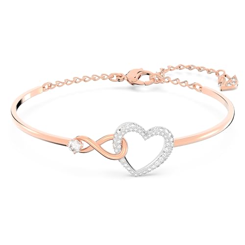 Swarovski Bracelet jonc Infinity Heart le cadeau romantique idéal pour femme