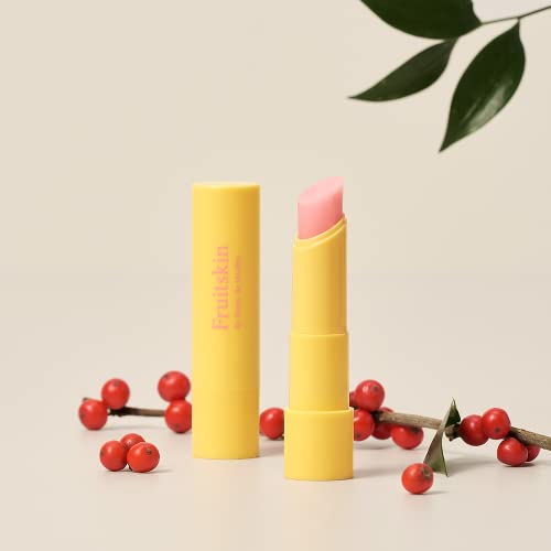 Fruitskin Fresh Fruit Lip Butter #Rose Berry (0.11Oz) | Moisturizing Tinted Lip Balm For Cracked And Chapped Lips | Nourishing Lip Care Gift | Vegan And Cruelty Free (Rose Berry) #TOP4