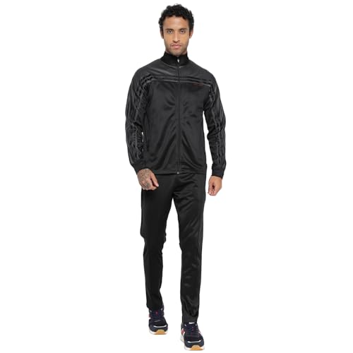Image of OFF LIMITS Men's Polyester Elan Track Suit (Black X-Large)