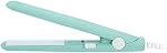4Colors 2 en 1 Mini Redresseur de cheveux Céramique Tourmaline Assiette Beauté Plat Fer Chauffage Curler pour cheveux rapides Styling Travel Friendly Lightweight Design (US Prise)