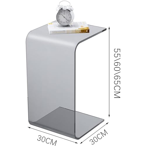 Table d'appoint en acrylique transparent de qualité supérieure style épuré - 3