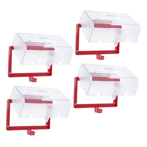 Lot de 4 protections de prise électrique étanches et couvercles de sécurité pour interrupteur