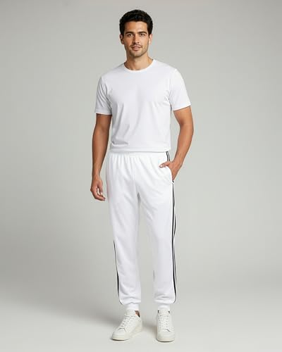 Image of Real Essentials 3 Pack: Men's Active Athletic Casual Jogger Sweatpants with Pockets