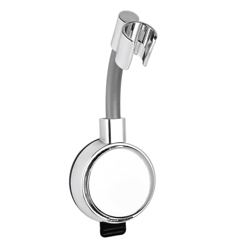 Support Pommeau de Douche Ventouse, Support Douche Aans Percage Universel, Réglable en Hauteur, Démontage Sans Traces, pour Carrelage Lisse & Verre, pour...