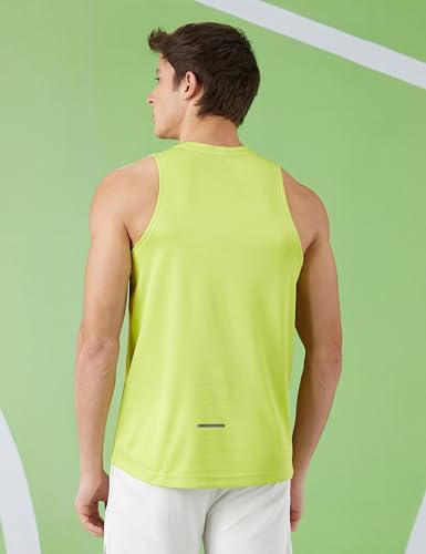Image of Amazon Brand - Symbol Men's Polyester Color Block Active Regular Fit Sports | Round Neck | Sleeveless T-Shirt