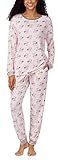 Disney Womens 2 Piece Cozy Pajama Set (Minnie Mouse, XX-Large)