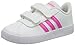 Adidas VL Court 2.0 CMF I, Zapatillas de Deporte Skateboard Bebé Niños, Gris (FTWR White/Shock Pink/FTWR White), 19 EU