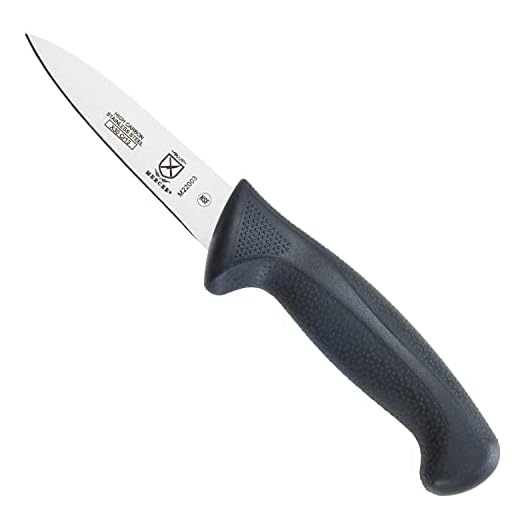 Mercer Culinary Millennia 3.5-Inch Paring Knife, Black