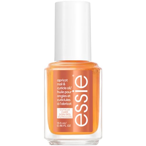 Essie Nail and Cuticle Oil Treatment, Nail Care Nourishing, Softening, Moisturising Apricot Cuticle Oil For Dry and Brittle Hands and Nails, Heal & Repair At Home Manicure Oil 13.5ml