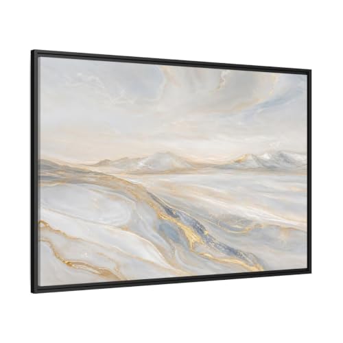 Toile abstraite nature pour habiller un grand mur vide au-dessus du canapé