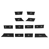Kit de botón de interruptor de calefacción de aire acondicionado para BMW Serie 5 para F07 F10 F11, ajuste de alta universalidad