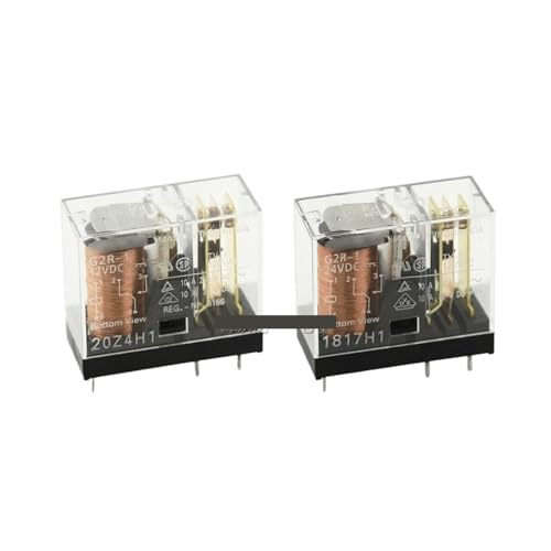 POWTAXBJGD 10PCS/LOT Power Relay G2R-1-E-12VDC 24VDC 5PIN 10A 8PIN 16A Open and Close(G2R-1-12VDC)
