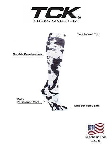 Image of Tie Dye Multisport Tube Socks Soccer Softball Volleyball for Girls Boys Women and Men Youth and Adult