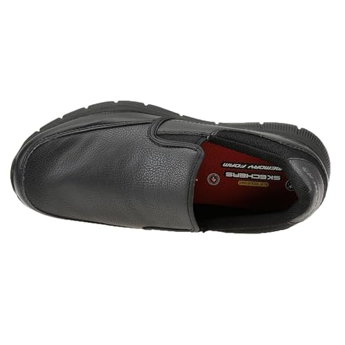 Skechers for Work Women's Nampa-Annod Food Service Shoe,black polyurethane,8.5 M US