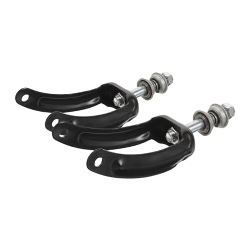 ORFOFE 2個メタル製車椅子用フロントフォーク ホイールブラケット 交換部品 頑丈な構造で操作性向上 対応モデル広範