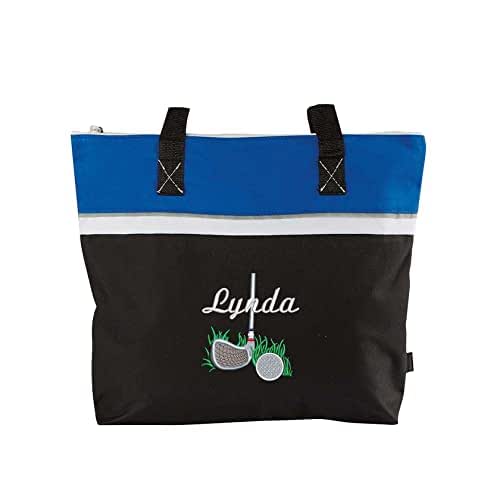 Personalized Ladies Golf Tote with Embroidered Golf Club in