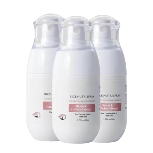 Spray antipérdida de cabello, aerosol de crecimiento avanzado del cabello, spray de densificación, para cabello más fino, estimula los folículos y reduce la caída del cabello, nutritivo y claro efecto