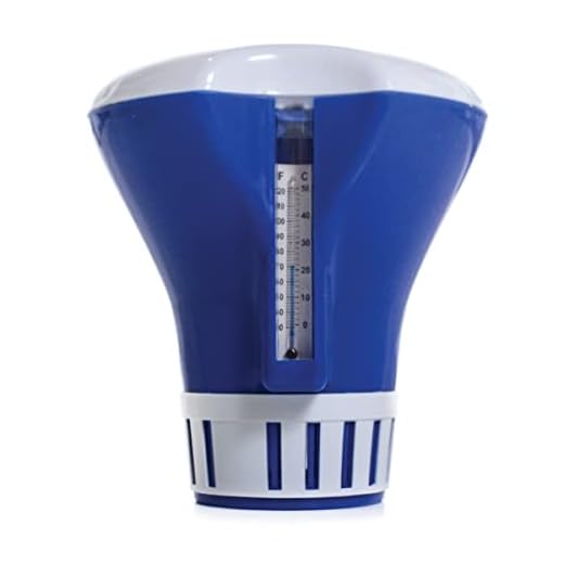 Milliard Chlorine Floater, Floating Chlorine Dispenser with Thermometer