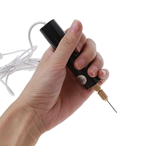 Miniatura 3 de Lobounny Mini Taladro Eléctrico De Mano Kit De Brocas De Resina Epoxi Para Hacer Joyas De Madera Herramientas De Artesanía De Madera 5v Enchufe Usb Destornillador Kit De Herramientas