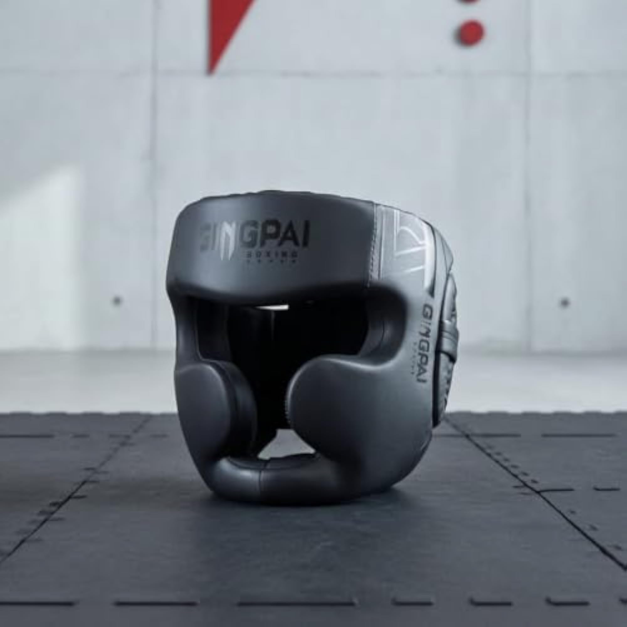Defensive Boxing Headgear with Face Cage Padded Full Face