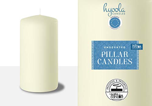 Hyoola-Ivory-Pillar-Candles-2-inch-x-4-inch-24-Pack-Unscented-Bulk-Pillar-Candles-European-Made Hyoola-Ivory-Pillar-Candles-2-inch-x-4-inch-24-Pack-Unscented-Bulk-Pillar-Candles-European-Made
