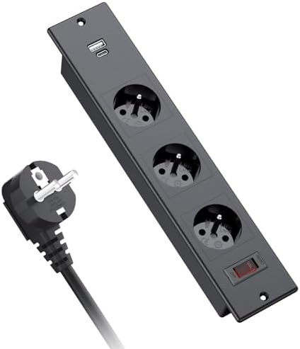 Prise Murale Encastrable USB 2 Ports - 16A 250V Avec Terre Orange, Design Élégant EP-10