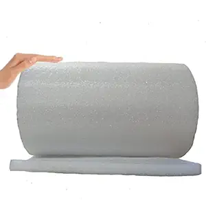 RAJCHAIR EP EPE Foam 20MM Roll/Sheet (18 Inches X 5 Feet Length) White Color (Set of 2 Roll)