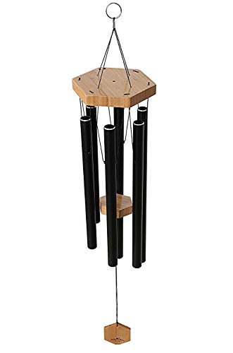 WIND CHIMES FOR PEOPLE WHO LIKE THEIR NEIGHBORS, Soothing Melodic Tones & Solidly Constructed Bamboo/Aluminum Chime, Great as a Quality Gift or to keep for Your own Patio, Porch, Garden, or Backyard. - Thumbnail 6