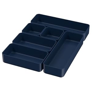 CHANCETSUI 6-teiliges Kosmetiktablett Schubladen-Organizer Set