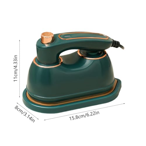 Small Steam Iron for Clothes Ergonomical Hand Held Steamer 6x4x3in - image 5