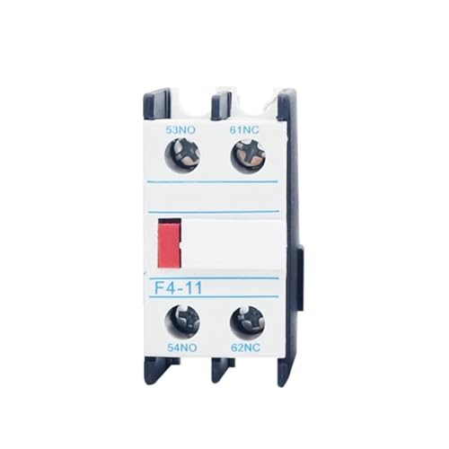 The Auxiliary Contact for CJX2 F4-22 F4-11 LA1-DN22 LA1-DN11 Contactor LC1-D AC Contactor 4 Poles 220v 1Pcs(F4-22 2NO2NC)