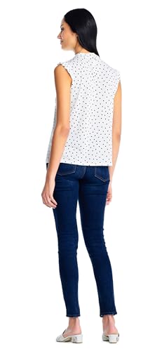 Image of Adrianna Papell Women's Ruffle Mock Neck Tank