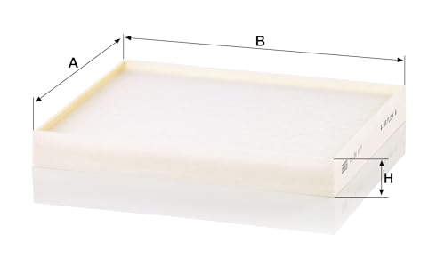 Filtro de aire de cabina MANN-FILTER CU 24 017 para protegerte de alérgenos 2