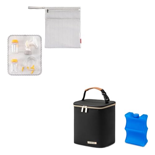 Bolsa impermeable y refrigeradora para piezas de extractor de leche miniatura 1