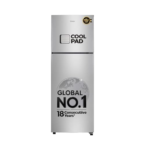 Haier 240 L 1 Star Frost Free Double Door (HEF-251EGSA-P, Moon Silver)