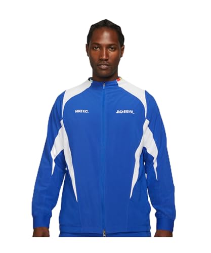 Veste Nike M Nk Df Fc Wvn Awf Jkt pour homme en tissu technique noir