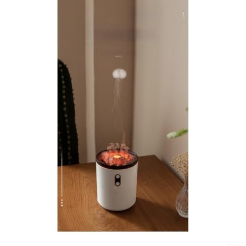Humidificador de llama volcánica de diseño elegante para decoración del hogar y dormitorio 2