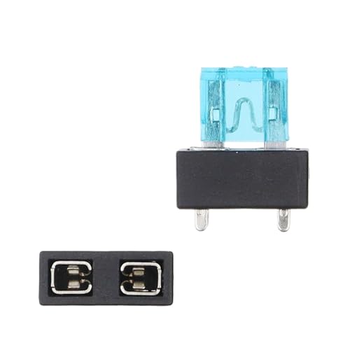 Porte-fusible à lame automobile avec clip plastique isolant et 4 broches