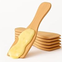 10x Raclette Schaber - Holz - Spachtel & Schieber als Racletteschaber/Racletteschieber - Zubehör