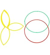 Baluue 3pcsset Math Rings Circles Supplies Aids Experiment Flexible Equipment Teaching School Dem...