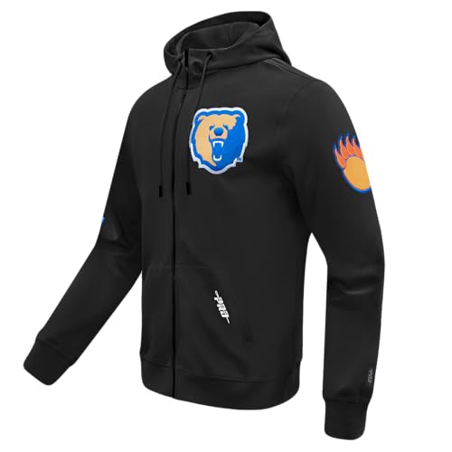 Image of Pro Standard Mens College Classic Chenille Cotton Double Knit Full Zip Hoodie