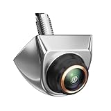 Cámara Trasera Coche Cámara Marcha Atrás para Coche Full HD 1080P CVBS AHD Lente Ojo Pez Y Visión Nocturna Gran Angular 170°(Silver-CVBS-AHD1080P)