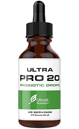 Probiotics for Women and Probiotics for Men – 20 Strain Liquid Probiotic Supplement - Acidophilus Probiotic - Womens Probiotic, Probiotics for Digestive Health, Gut Health + Probiotics for Kids