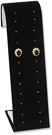 Black Earring Stand Display - 12 Pairs