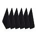 DII Cotton Solid Flat Weave Dish Towels, 18 x 28" Set of 6, Absorbent Monogrammable Kitchen Towels for Cooking and Baking-Black