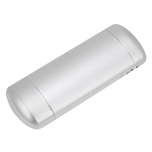 EZESO Glasses Case Spectacle Case Box Aluminum Lattice Nearsighted Eyeglass Case for Small Frame (Sliver)