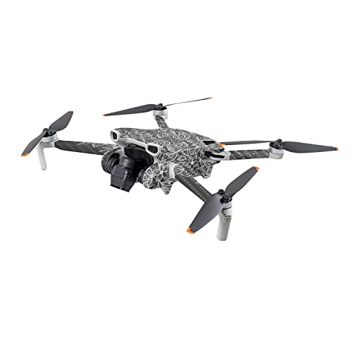 Image of MightySkins Carbon Fiber Skin Compatible with DJI Mini 3 - Floral Lace | Protective, Durable Textured Carbon Fiber Finish | Easy to Apply | Made in The USA